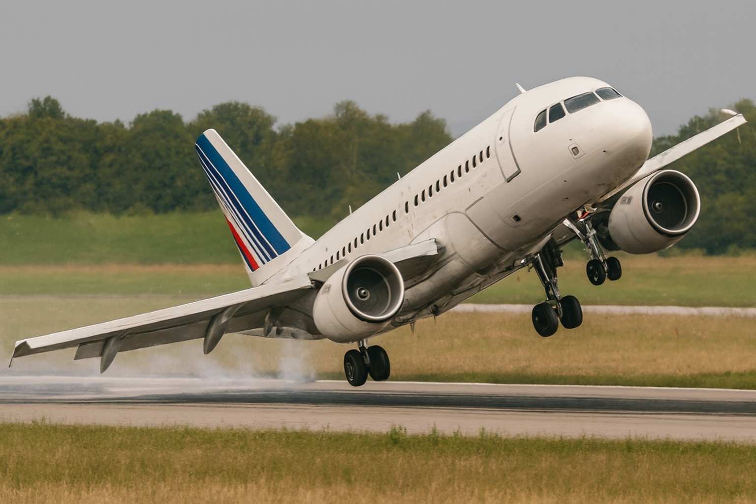 Fig. 1 Um avião na iminência de um desastre?